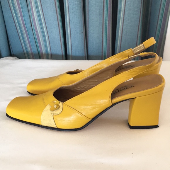 Valentino Shoes - Valentino vintage yellow shoes Sz Euro 38